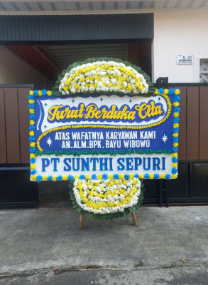 Papan Bunga Duka di Panjehang
