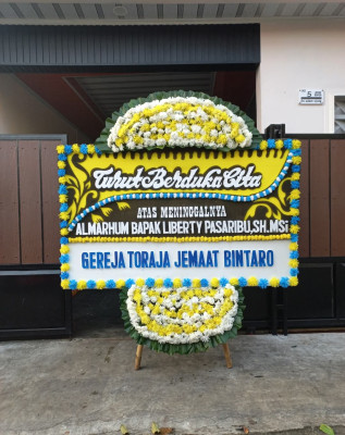 Papan Bunga Duka di Panjehang